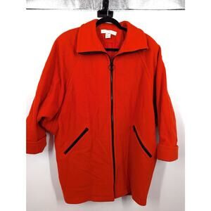 Vintage The Limited SZ S Wool Oversize Dolman Y2K Wool Long Lined Coat  Blanket